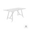 Armen Living Koala Outdoor Patio Light Eucalyptus Wood and Metal Rectangle Dining Table 840254332300 - alternate 4